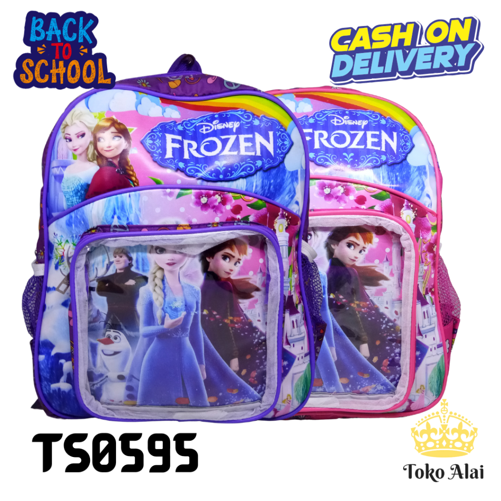 TAS SEKOLAH WANITA MURAH PEREMPUAN BACKPACK ANAK RANSEL SD TK TAS SEKOLAH ANAK 2D TS0595