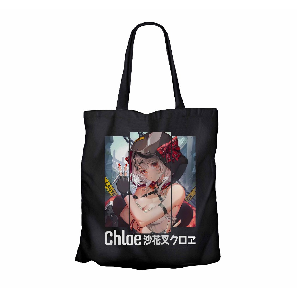 Tote bag infinite anime vtuber SAKAMATA CHLOE - HOLOLIVE JPN material canvas