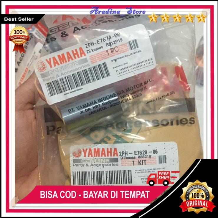 Rumah Roller Mio M3 Original Yamaha Sparpart ORI Assy Set Roller Slider Bosh Yamaha Mio M3 Mio Z 2PH