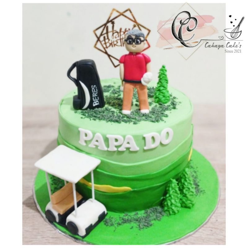 

Golf Cake / Kue Ulang Tahun Golf / Kue Ultah Untuk Ayah