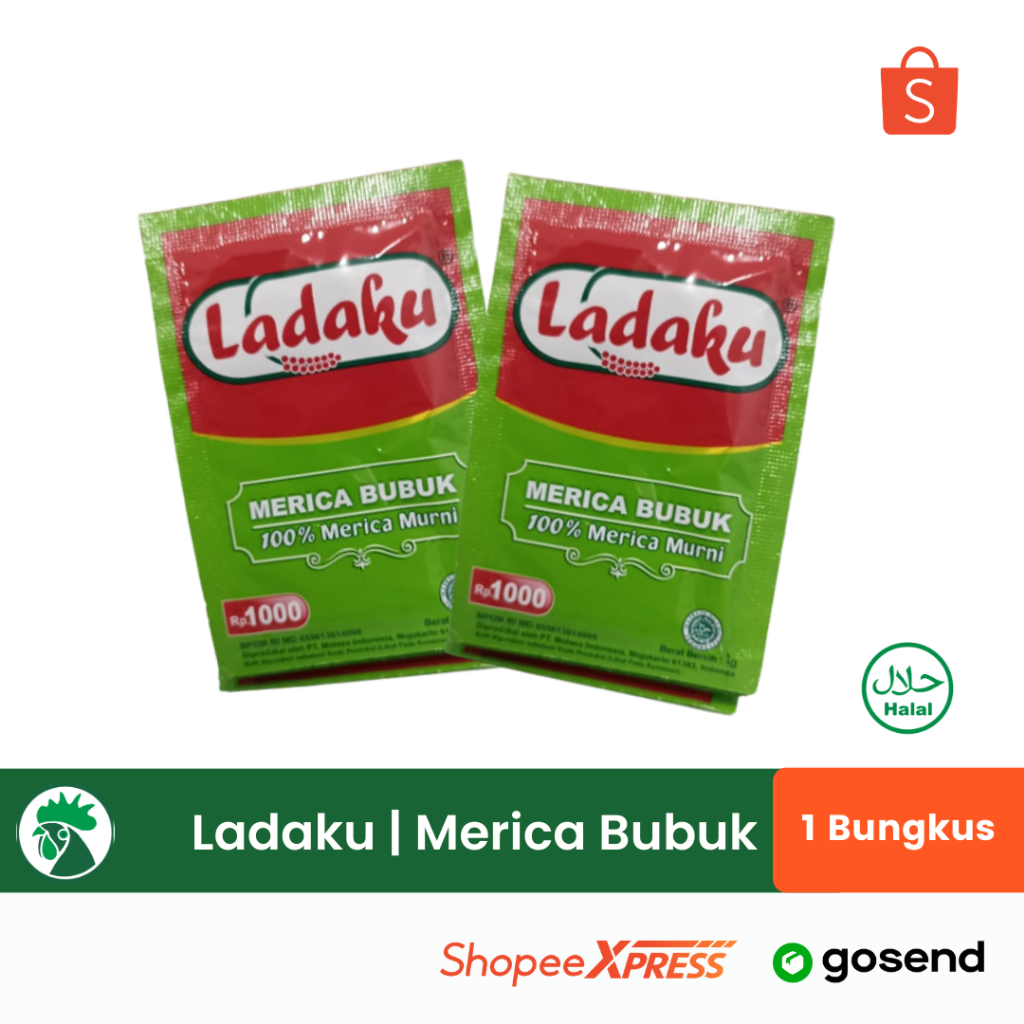 

Ladaku Merica Bubuk Murni | Sachet 4 Gr