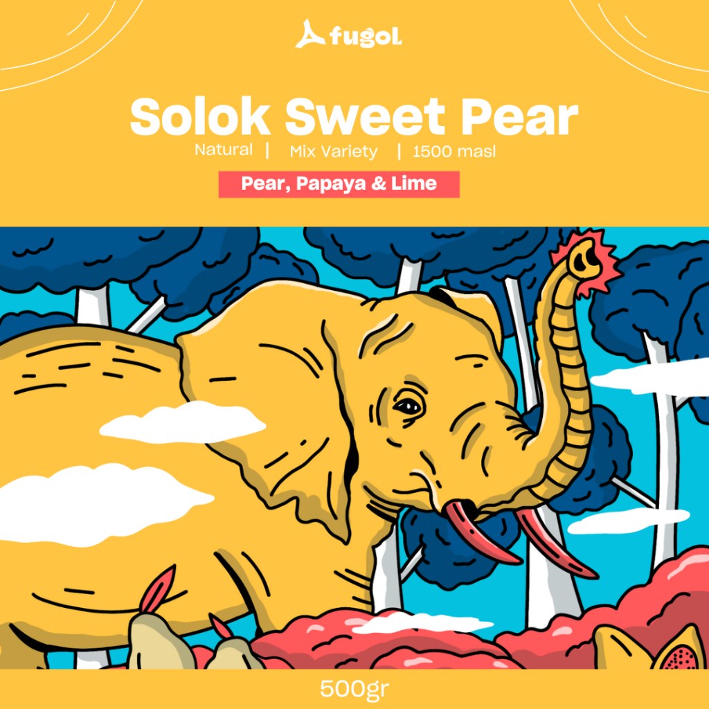 

Kopi Arabika SOLOK SWEET PEAR (500 gr) Single Origin Specialty Coffee Arabica Beans