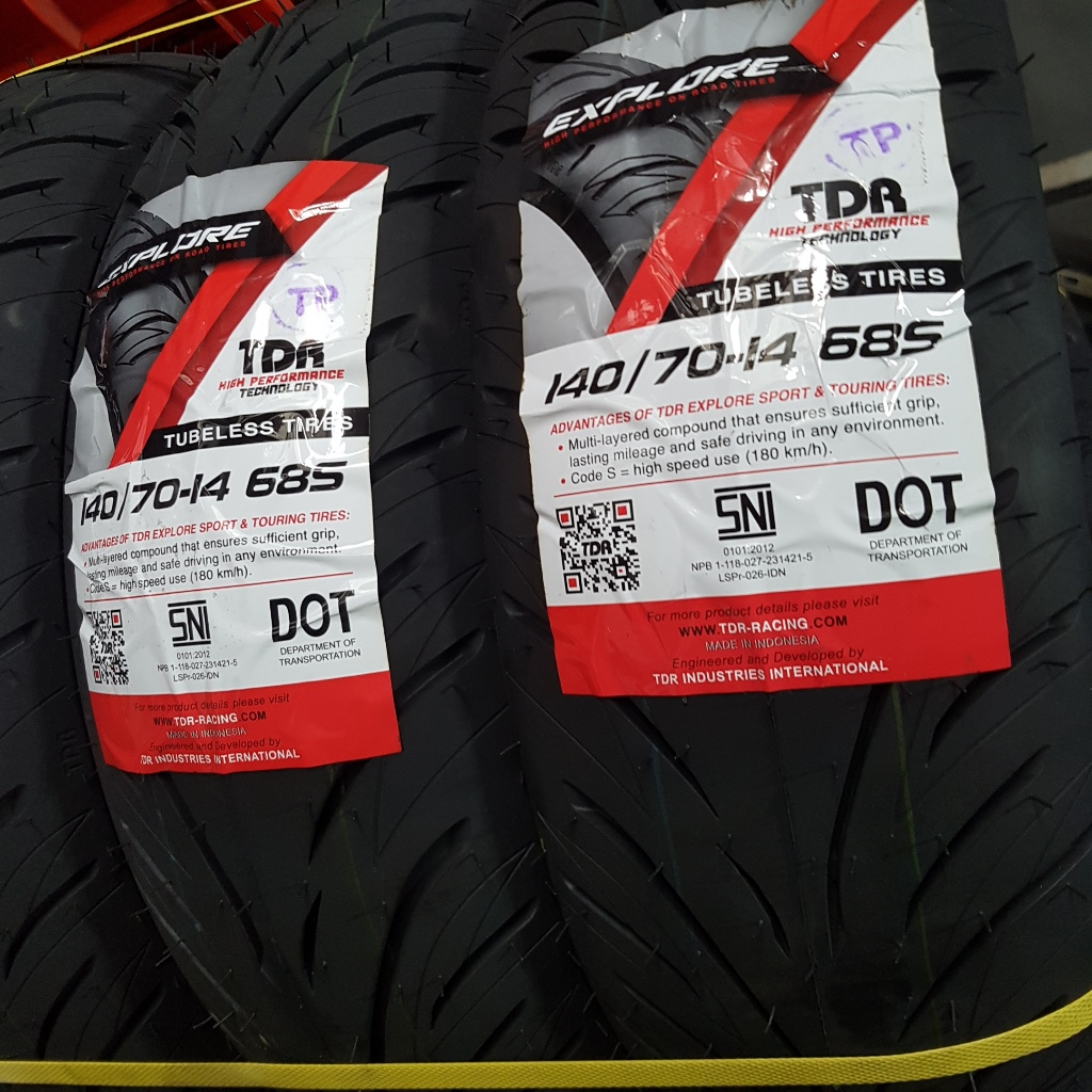 TDR EXPLORER TYRE BAN TDR BELAKANG AEROX 140/70 - 14
