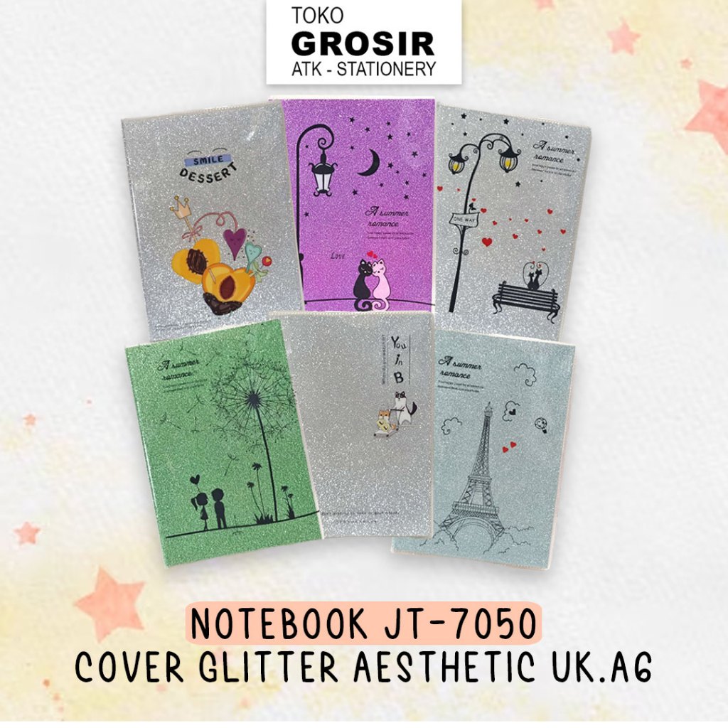 

NOTES/NOTEBOOK GLITER MINI JT7050 BUKU CATATAN MINI GLITTER