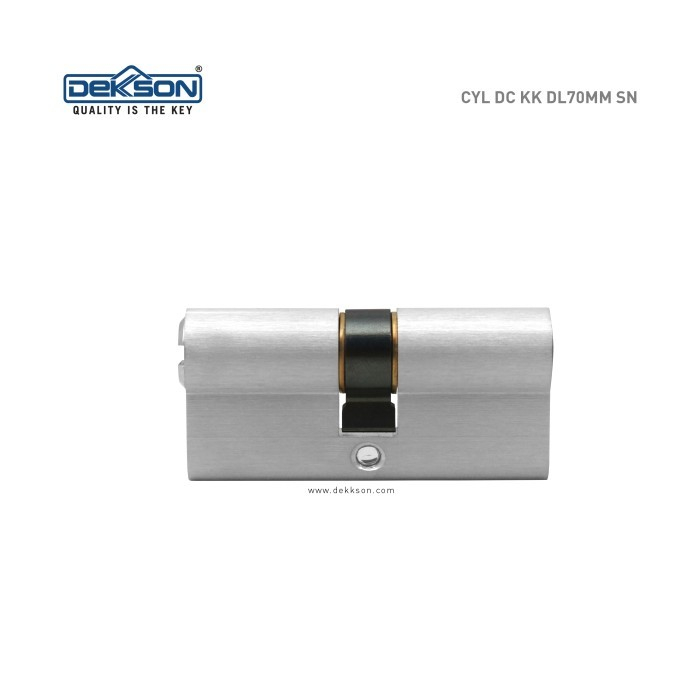 TERPERCAYA Cylinder Dekkson CYL DC KK DL70MM SN / Kunci Pintu Silinder