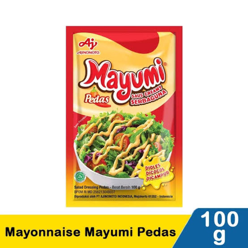 

Mayumi mayones mayonnaise hot 100gram