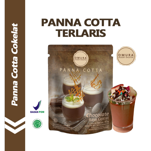 

[PANNA COTTA] Panna Cotta Pudding Sutra ala Italia Rasa Chocolate / Cokelat Omura Dessert Shooter Instant Powder