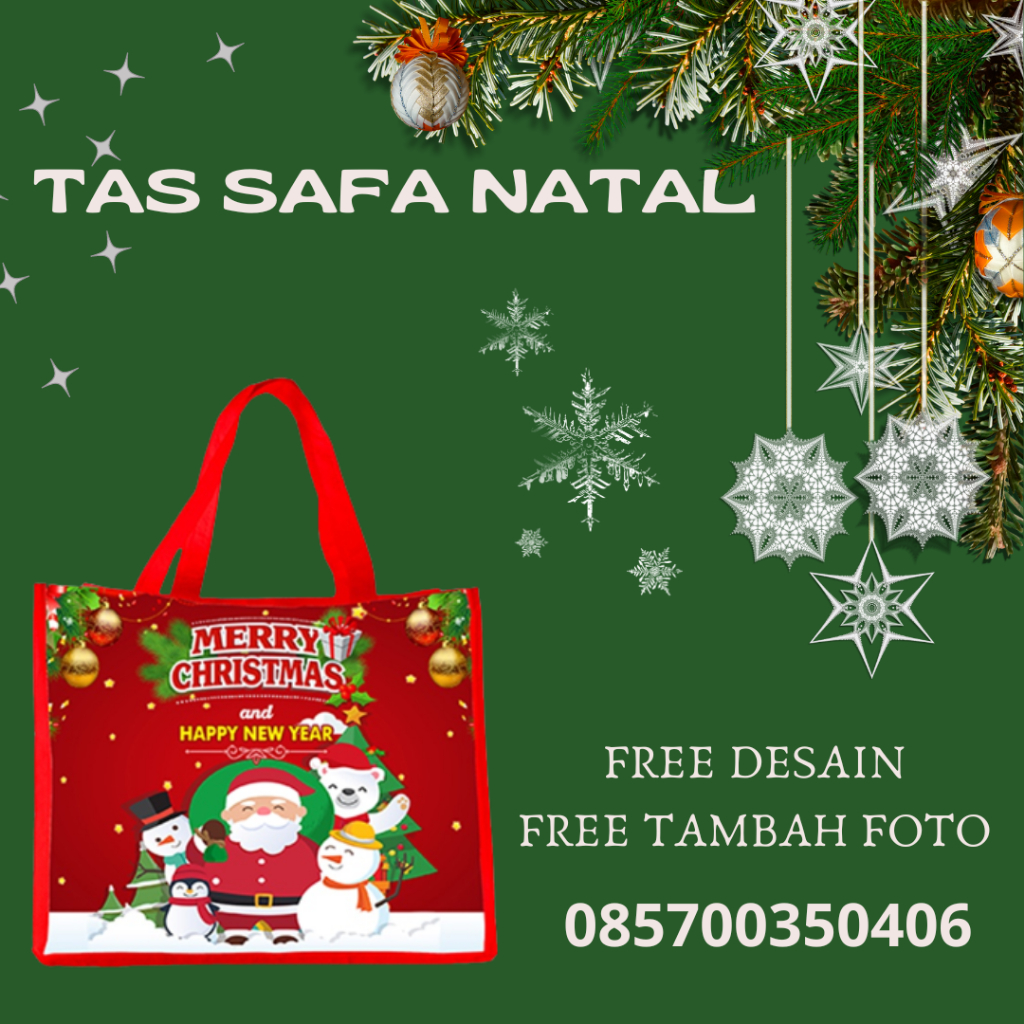 TAS SOUVENIR NATAL / GOODIEBAG NATAL