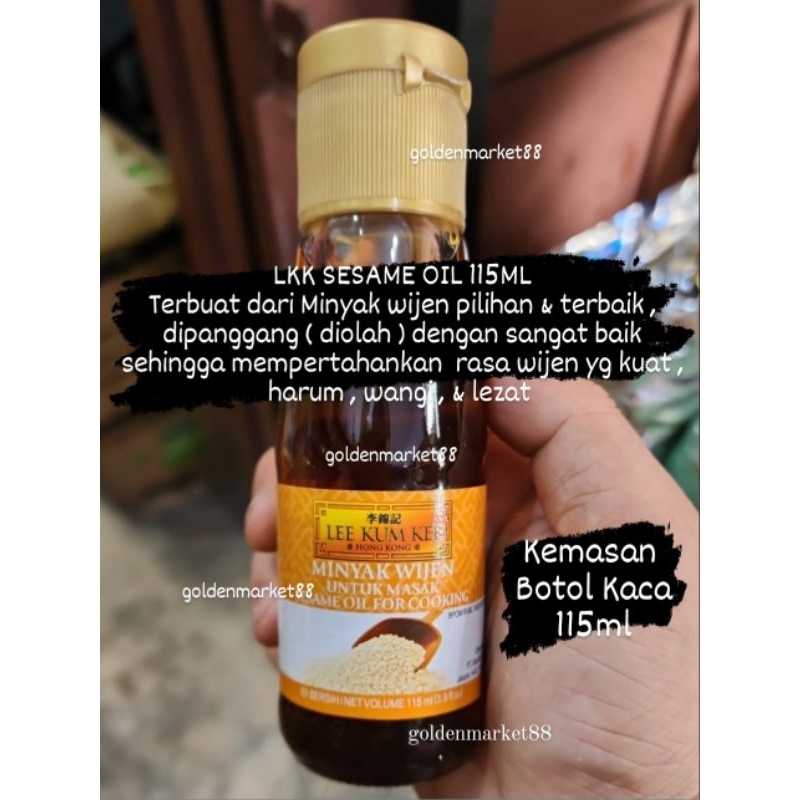 

LEE KUM KEE SESAME OIL 115ML LKK MINYAK WIJEN WANGI LEZAT ENAK HARUM