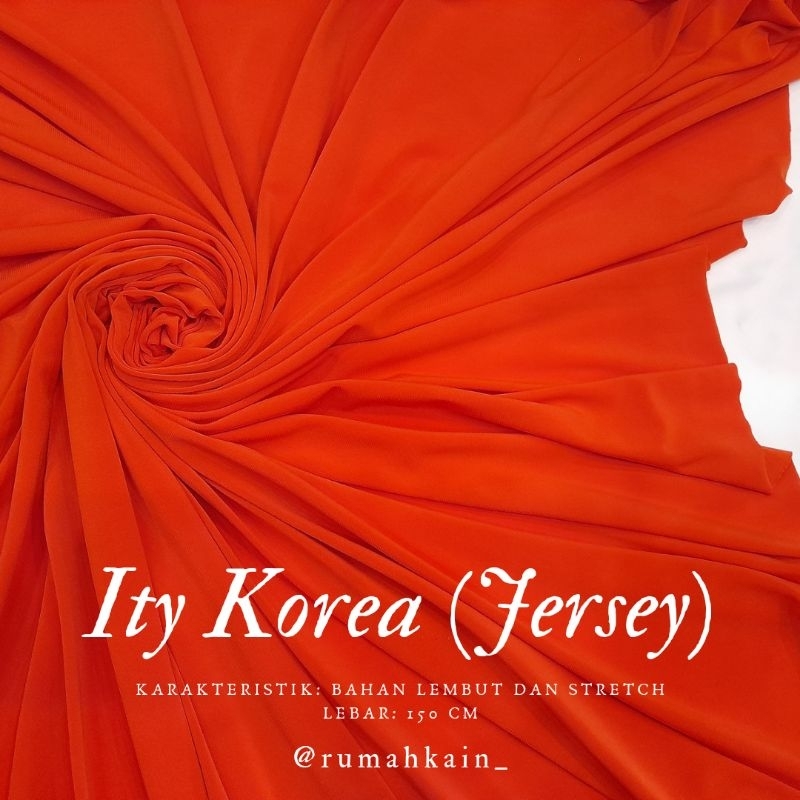 ITY KOREA/Jersey Korea/Ity Jersey/Kain Spandek/Kain Jersey/Harga 0,5m