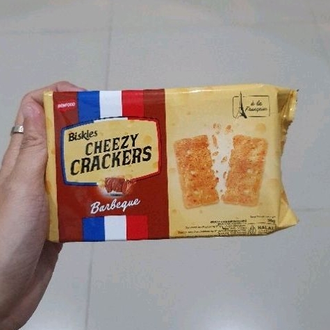 

Biskies Cheezy crackers biskuit rasa BARBEQUE 96gr