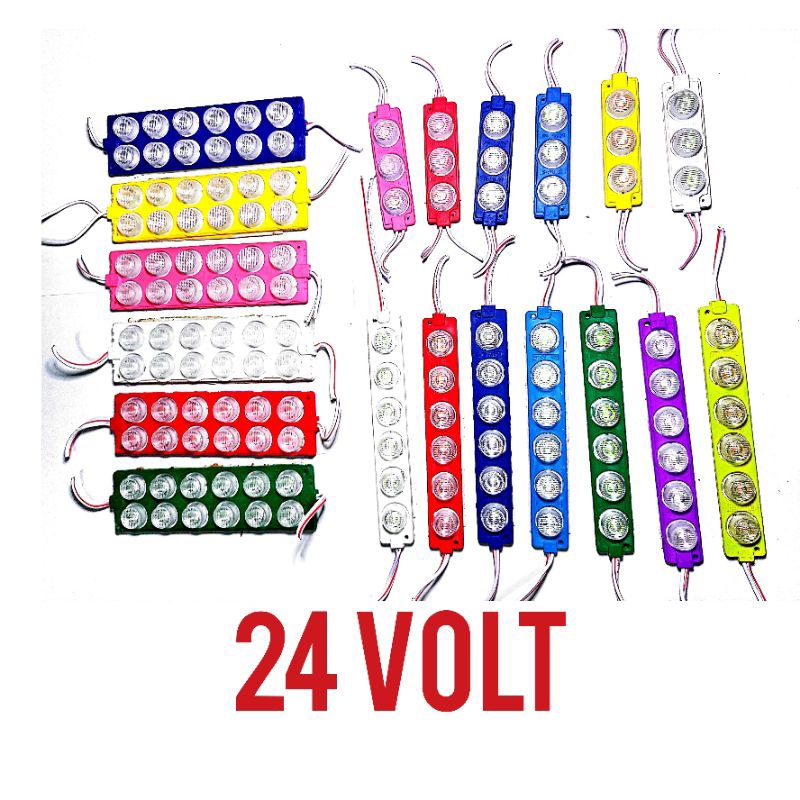 Lampu kolong truk 24 volt LED bak truk 3 mata 6 mata 12 mata 24 volt LED variasi truk bus