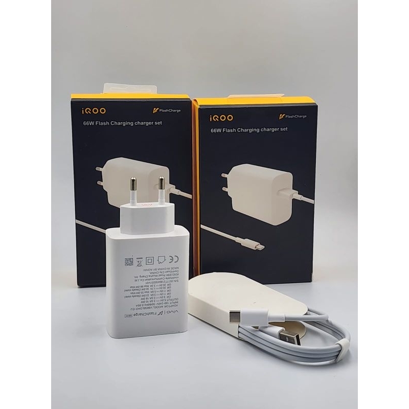 Charger / Casan / Tc Vivo IQOO Flash Charging Original 100% Packing Asli Vivo