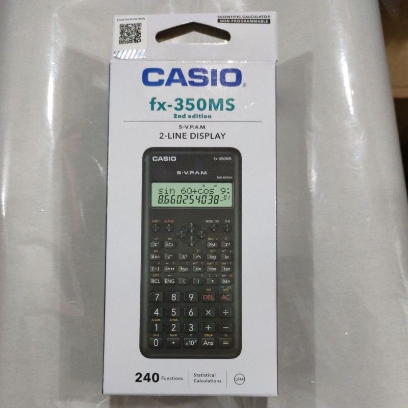 

Calculator CASIO FX 350 MS