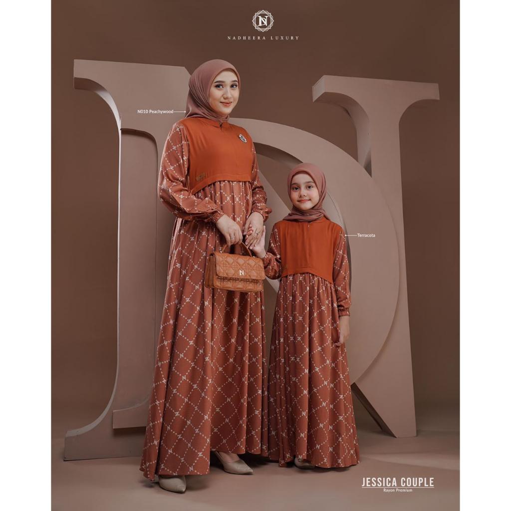 NADHEERA LUXURY  // JESSICA COUPLE DRESS ( MOM & KIDS ) // DRESS // GAMIS