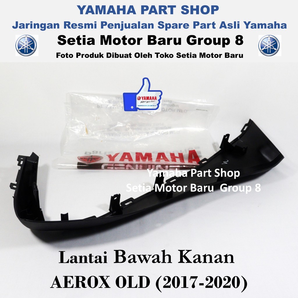 Cover Lantai Bawah Dek Kanan Aerox Old Asli Yamaha