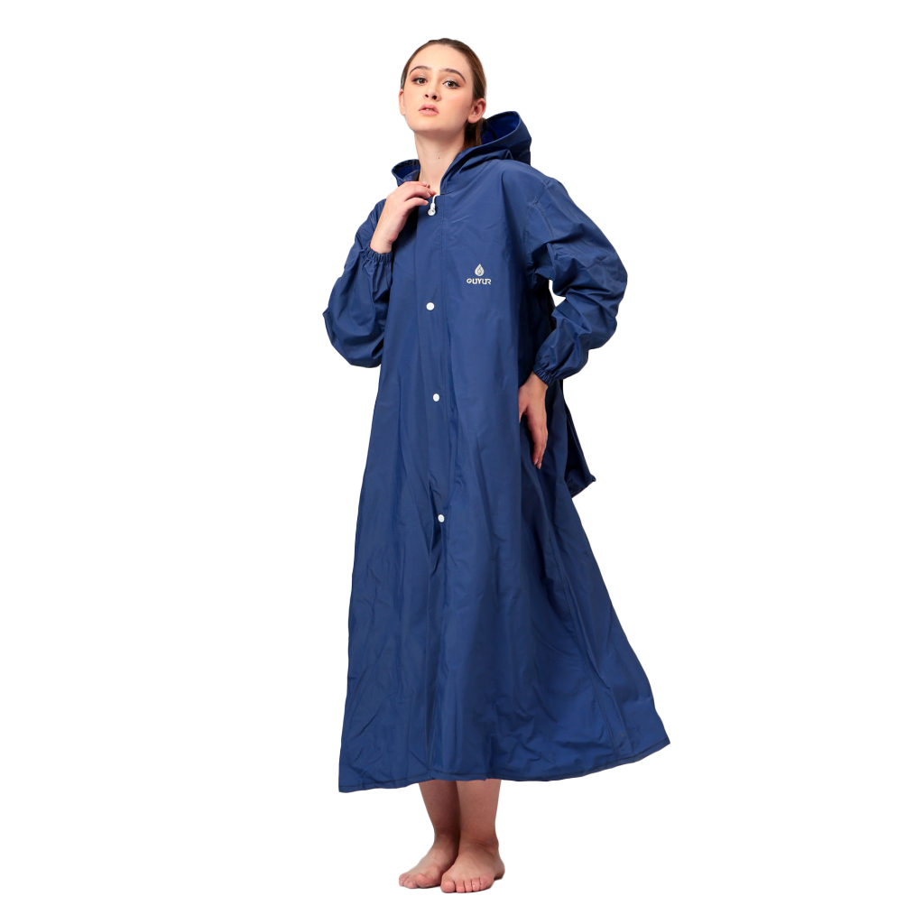 jas hujan gamis backpack jumbo Wanita  dewasa Mantel guyur original raincoat melindungi ransel