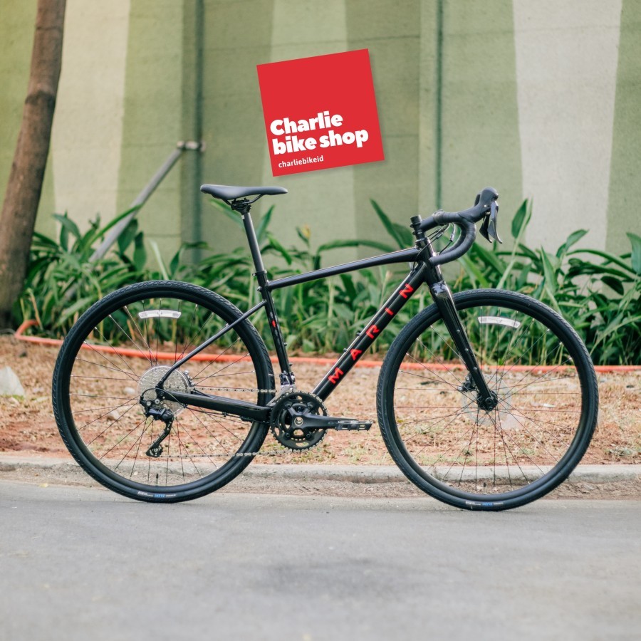 Fullbike Gravel Bike Marin Gestalt 2 700c GRX RX400 2x10 Speed NEW MY2023 - Black