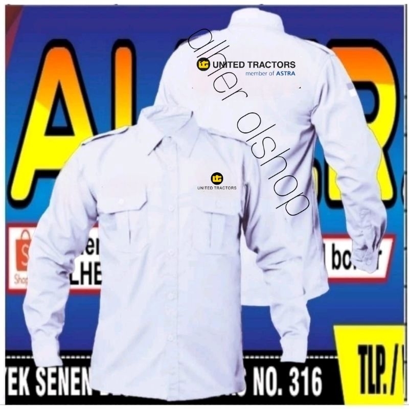 kemeja united tractors baju united tractors seragam united tractors Pdh united tractors kemeja kerja
