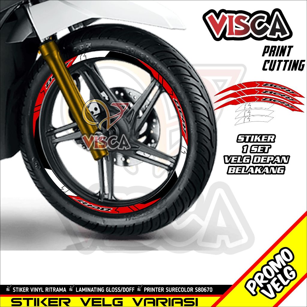 Stiker Velg List Velg Motor Stiker Velg Beat Variasi Beat 4 02