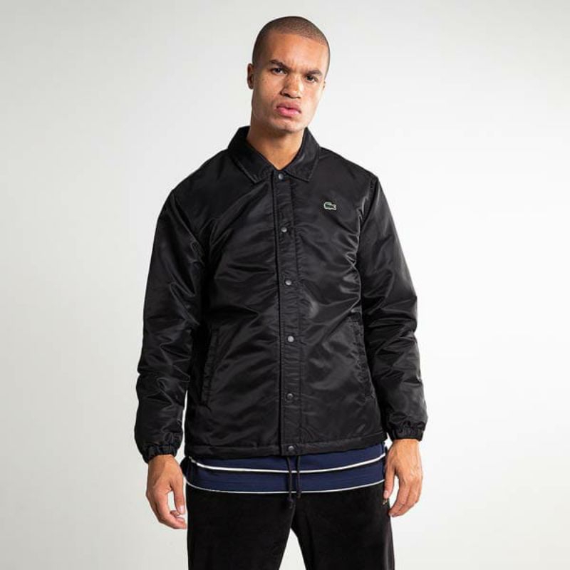 Jacket Pria LCST Men Buttoned Embroidered Coach Jacket ORIGINAL