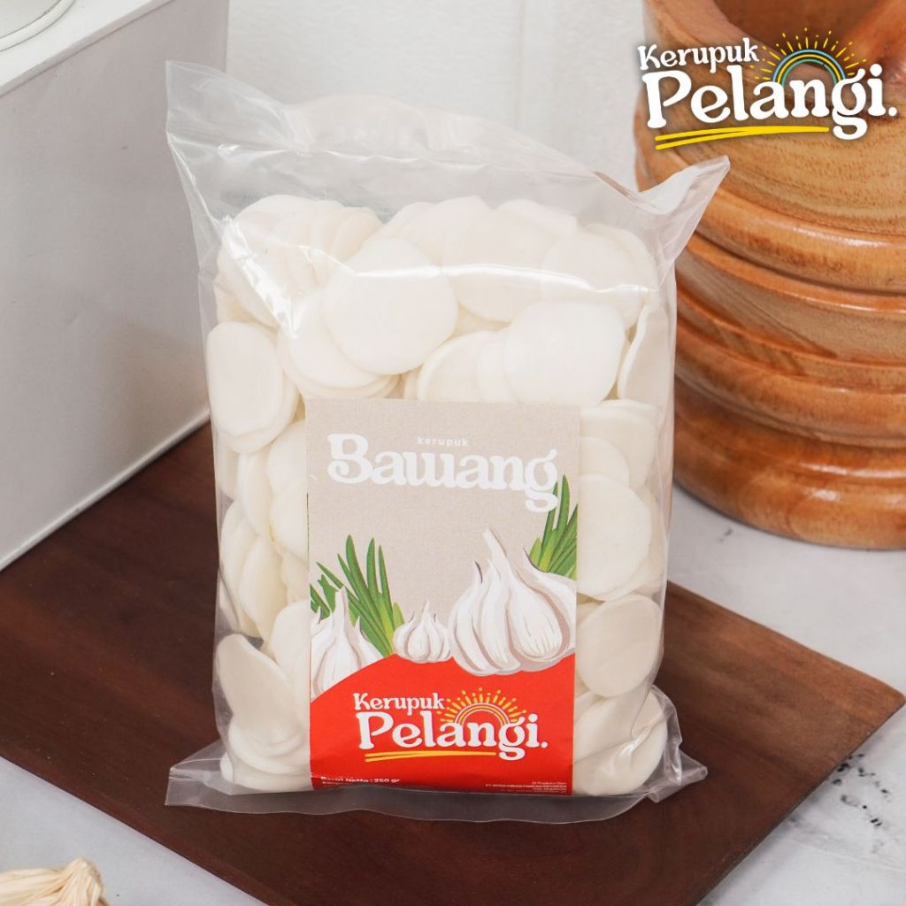 

KERUPUK BAWANG PUTIH MINI 250 GR