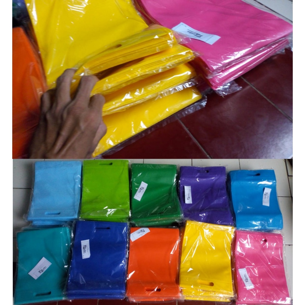 

iDk90 1 Kodian /20pcs Tas kain Spunbond Goodie bag Oval Ukuran S,M,L ( Kecil 20x26 , Sedang 25x35 ,