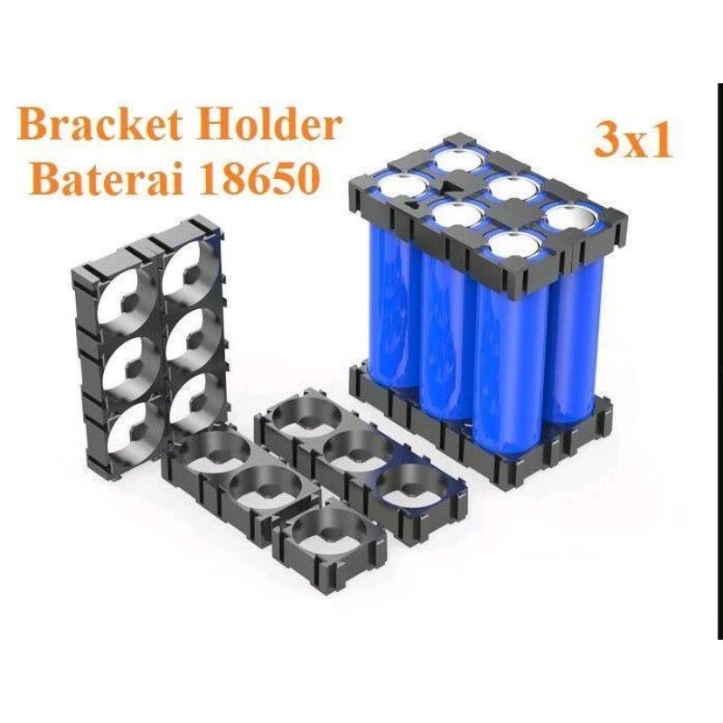 Bracket Holder batrai 18650