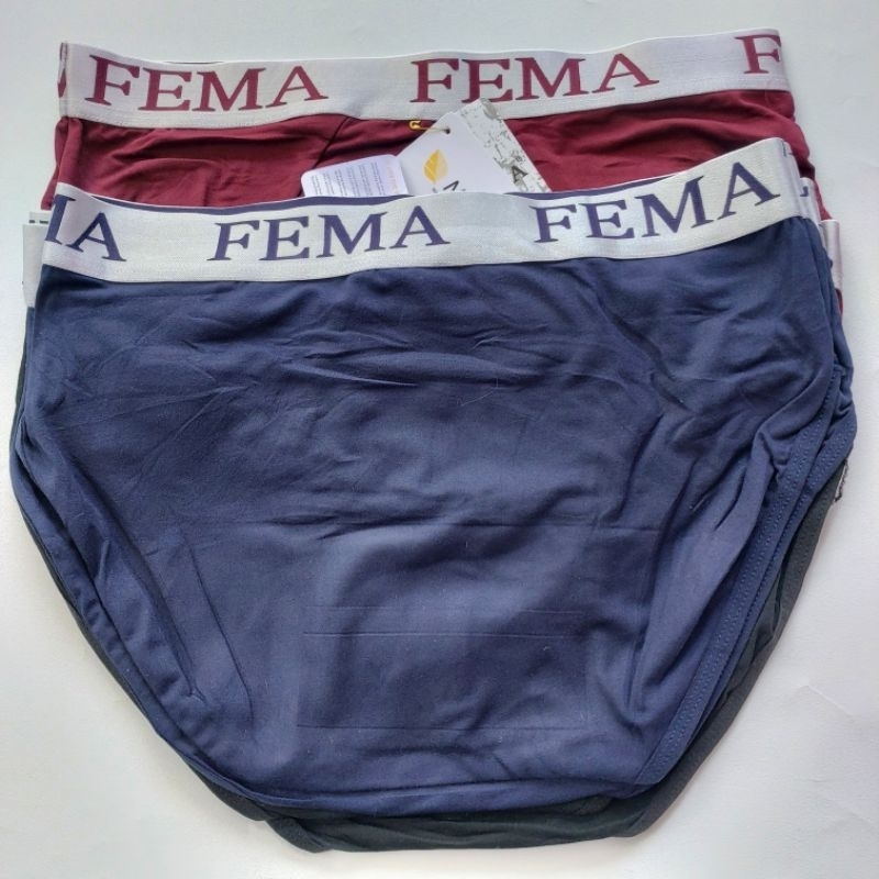 Cd Fema brief celana dalam pria BOXER/ SEMPAK BOXER PRIA POLOS/ BOXER PRIA FEMA BONUS TANPA MINIMAL 