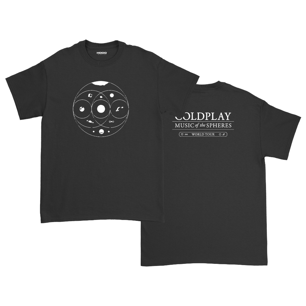 Coldplay T-shirt music of the spheres Coldplay Band Tee