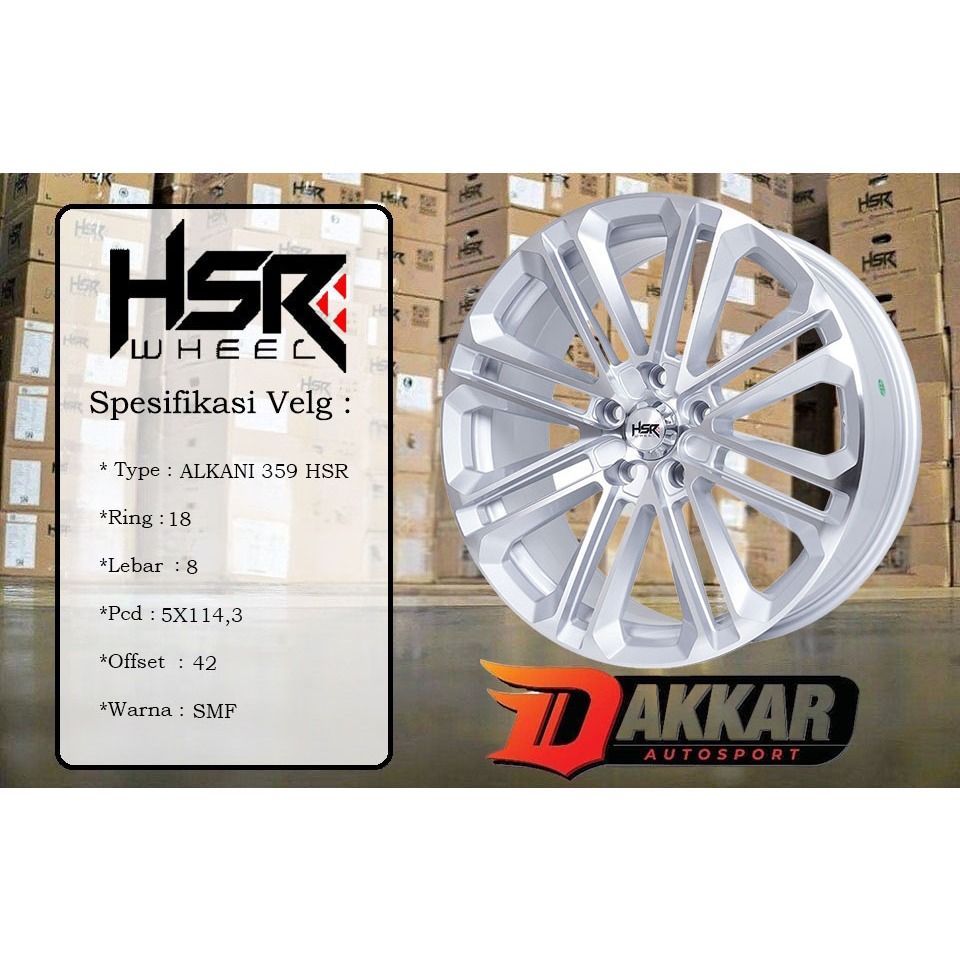 velg racing innova ring 18 hsr alkani untuk terios xpander crv almaz