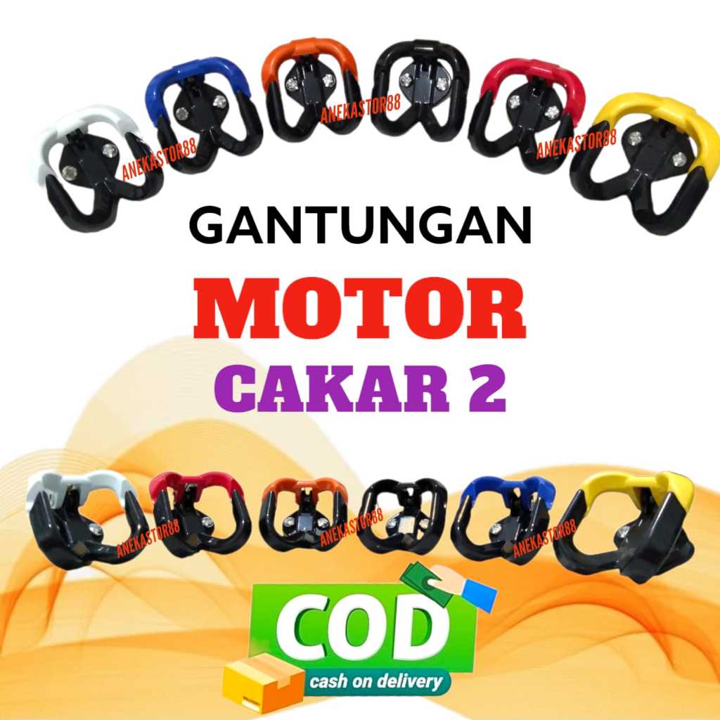 Gantungan barang motor/Gantungan barang motor UNIVERSAL/Gantungan barang motor cakar 2