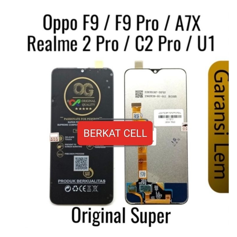 LCD OPPO F9/F9 PRO/U1 OG/TICTOC/MAC+ FULL SET