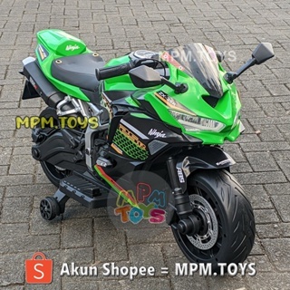 Motor Aki Anak NINJA ZX25R Ninja ZX 25R H2 Kawasaki Original Pacific PT 6611 H2R MPMToys Ban Karet G