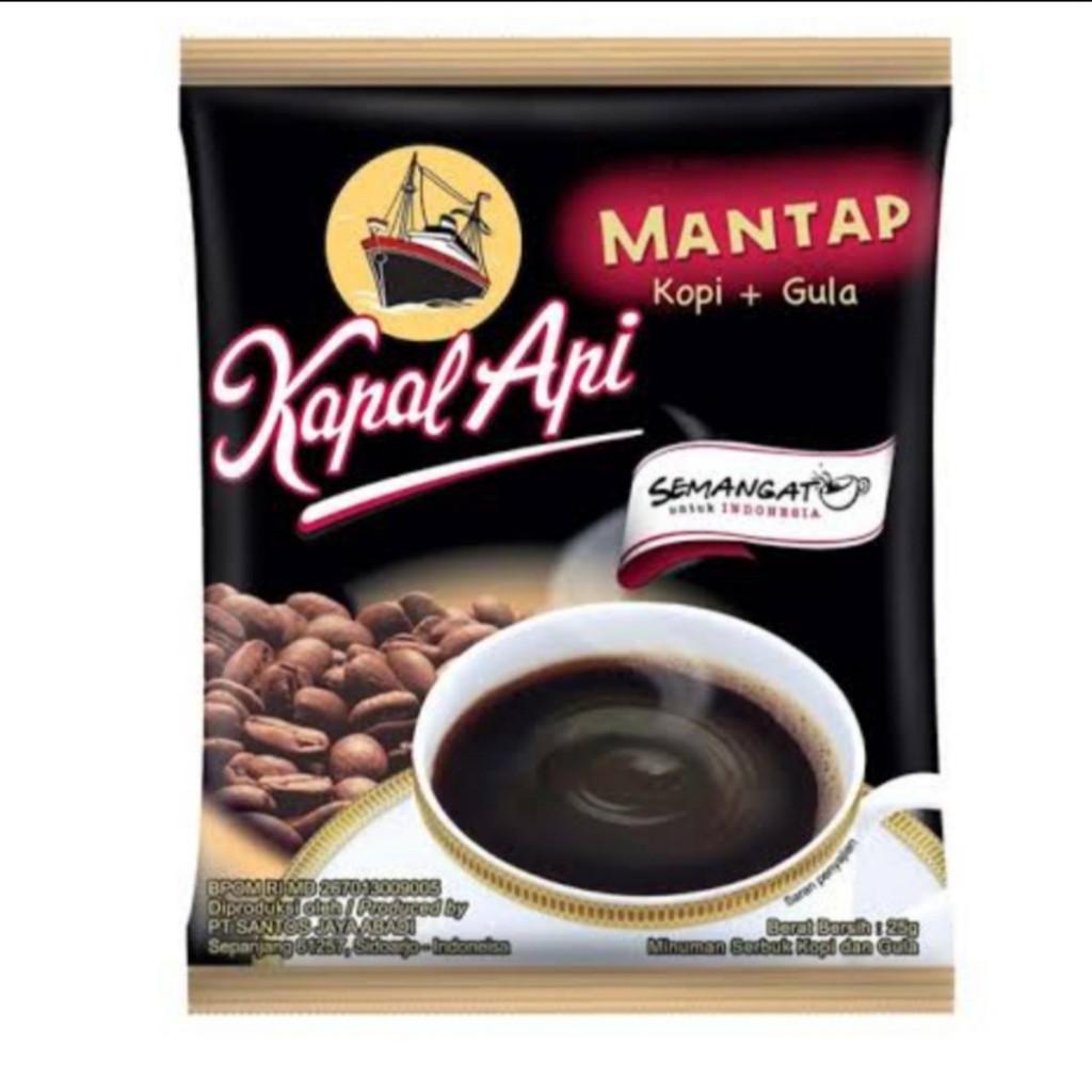 

Kapal Api Mantap Kopi Bubuk [25 g/PerSachet]