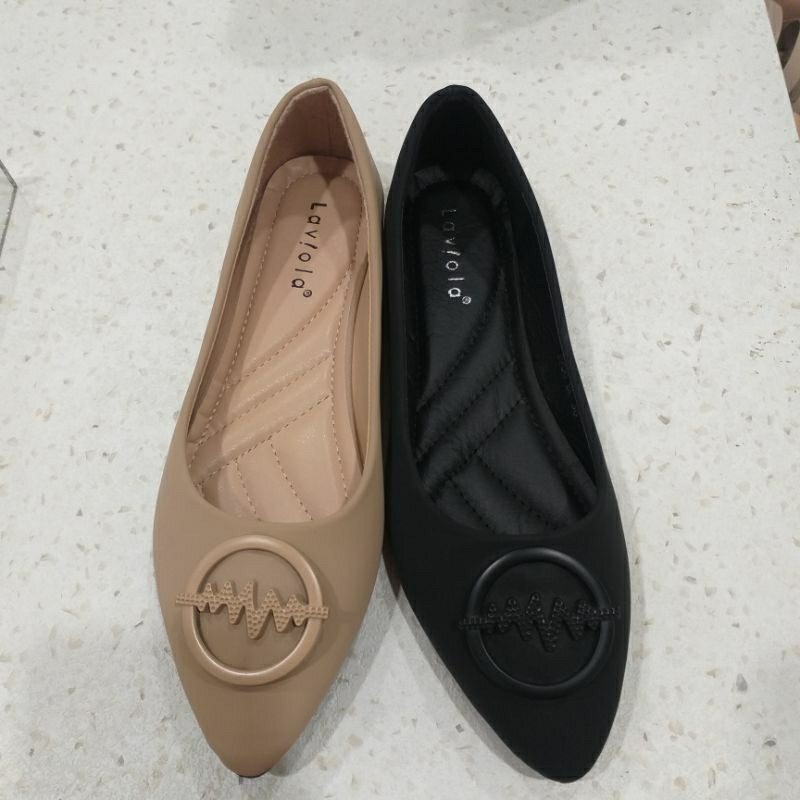 Laviola Flat Shoes Wanita Ballerina Super Nyaman Empuk Original Brand Matahari