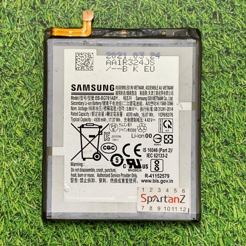 Baterai Batre Battery Samsung S20 FE / A52 5G / A52 4G / A52S 5G / BG781ABY Copotan Cabutan