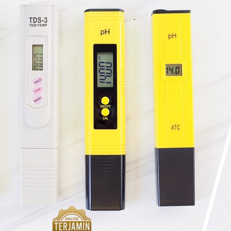 (PAKET)PH Meter dan TDS Meter TDS dan PH Meter PH Tester PH Meter Digital TDS 3