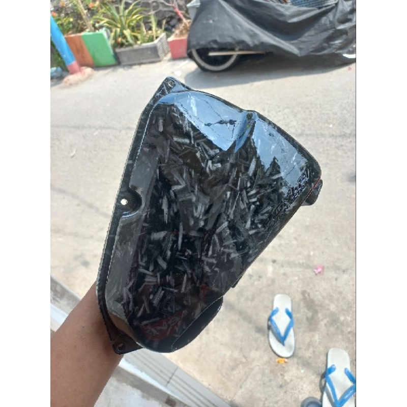 tutup filter beat dan scoopy fi karbon forget