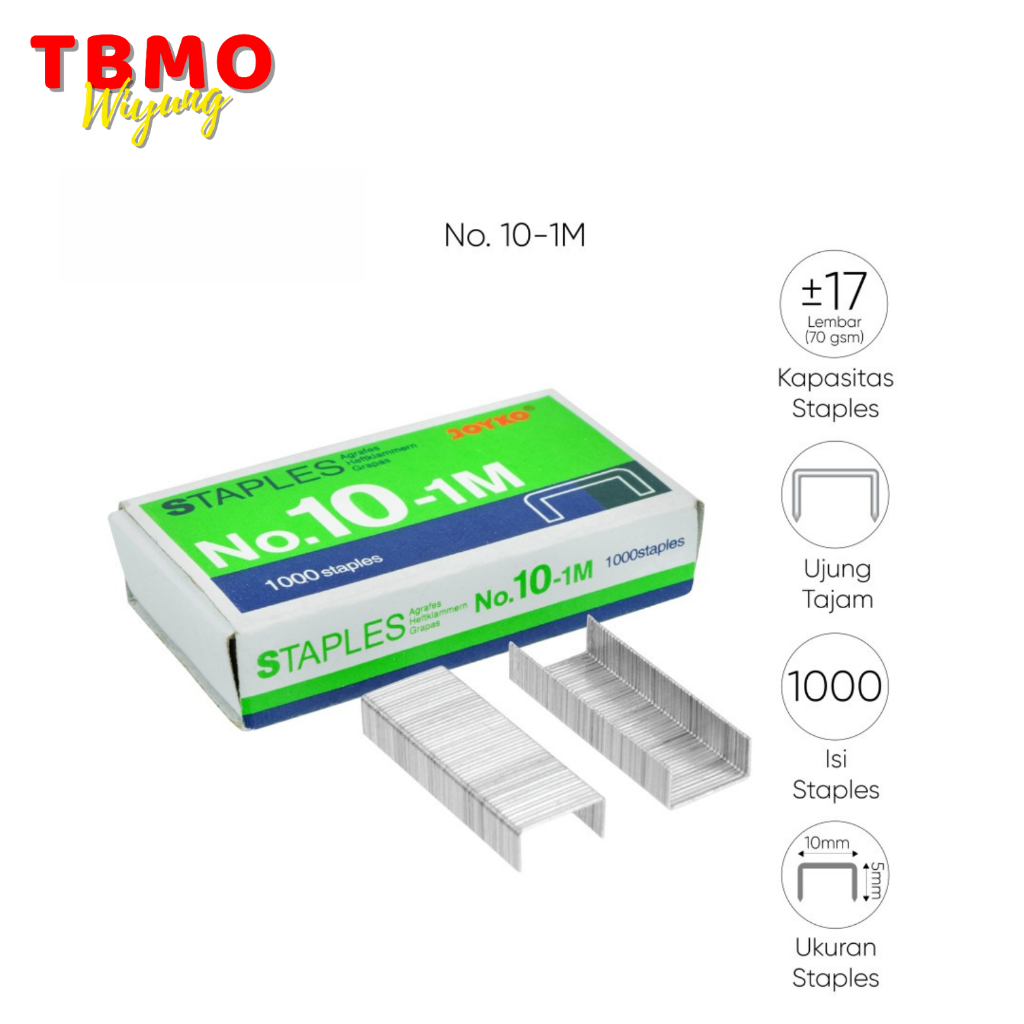 

Staples Isi Stapler Refill Stapler Joyko No. 10 - Satuan