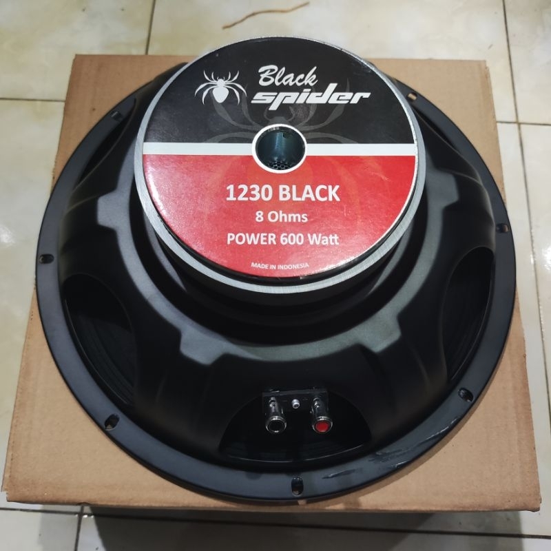 Speaker Black Spider 12" Inch 1230 BLACK