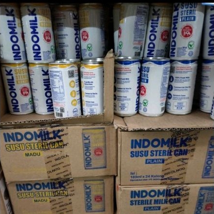 

Susu Indomilk Steril Plain Honey 189ml 1 dus
