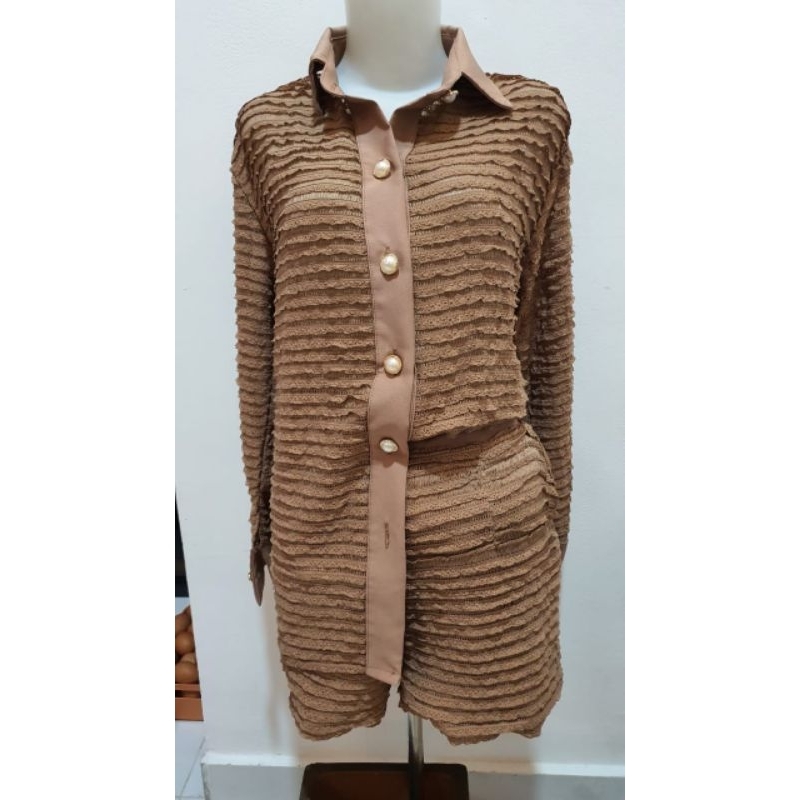 Fashion BKK/ Baju Bangkok/ setelan wanita/ baju kekinian/ baju set ala korea/ baju wanita semi forma