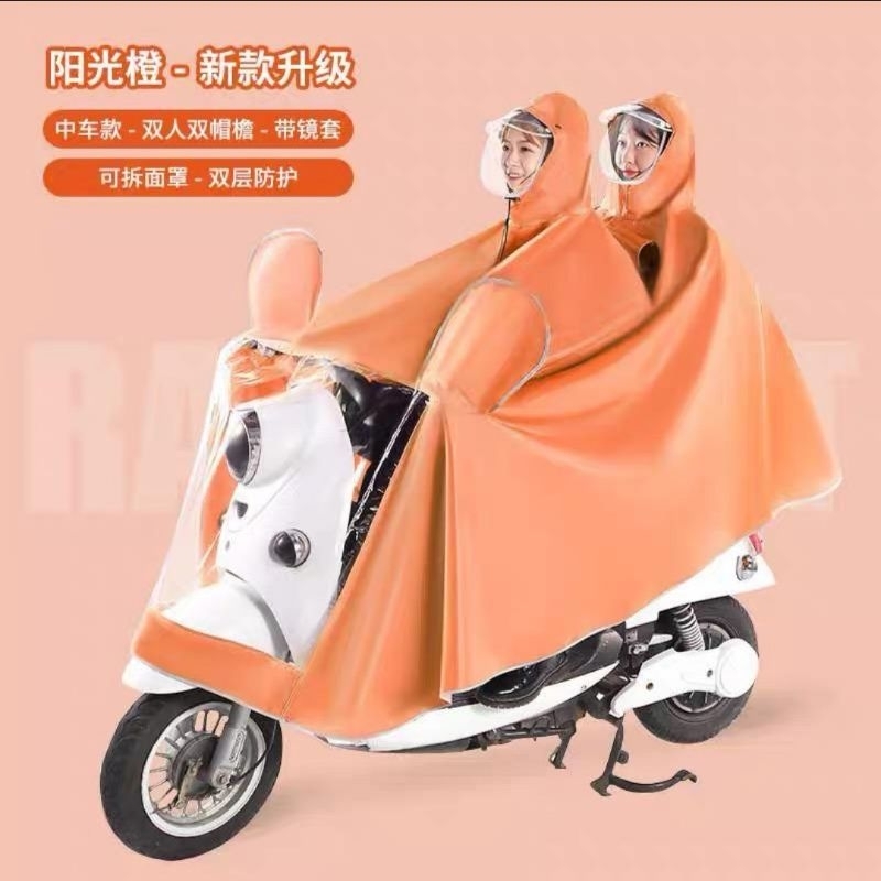 JAS HUJAN MOTOR 2 KEPALA IMPORT FULL BODY MOTOR