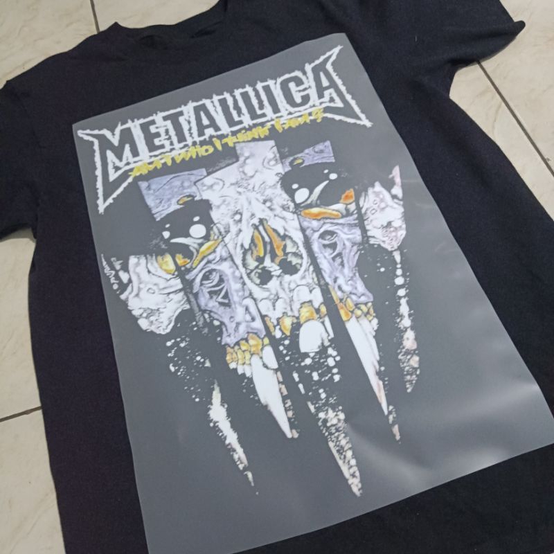 SABLON DTF BAND METALLICA SABLON RASTER DTF