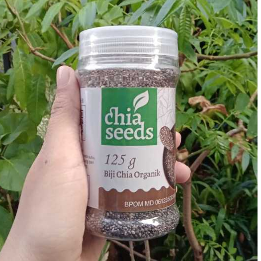 

Chia Seed Organik 125gr Black Chiaseed Diet Original Natural Super Food BPOM