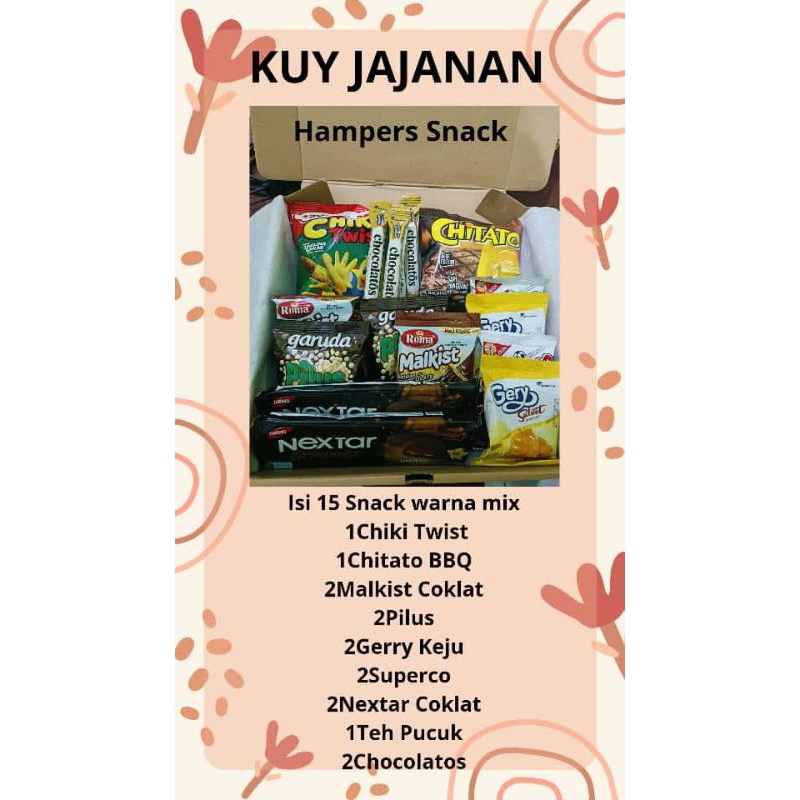 

Hadiah snack box / Hampers snack / kado