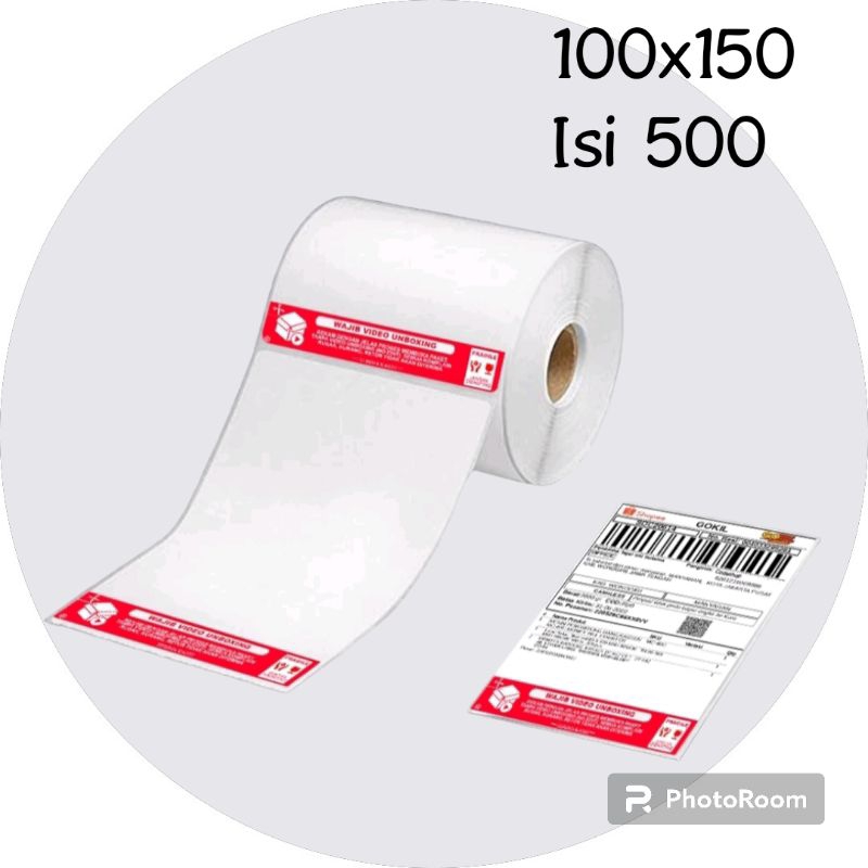 

kertas thermal 100x150 500 unboxing plus fragile