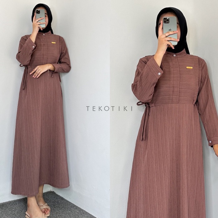 Terlaris Dress Yora | Dress Elegan Gamis Fashion Muslim Lady Crush.