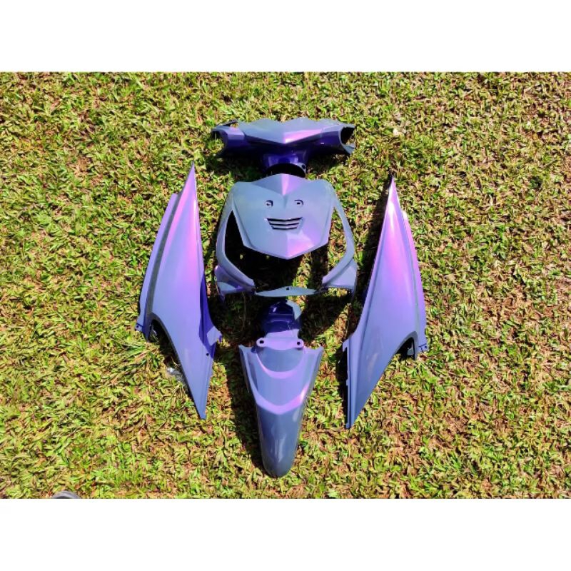 Full Body Halus Honda Beat Karbu Lama Warna  Lembayung Ungu/nardogrey lembayung violet cat custom